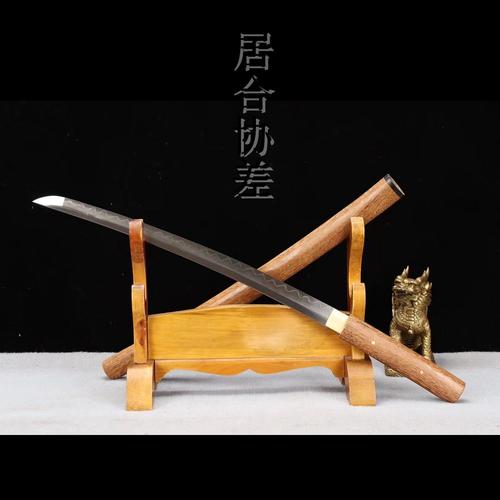 龙泉市手工锻造刀剑t10钢烧刃日本连体居合刀武士打刀协差未开刃